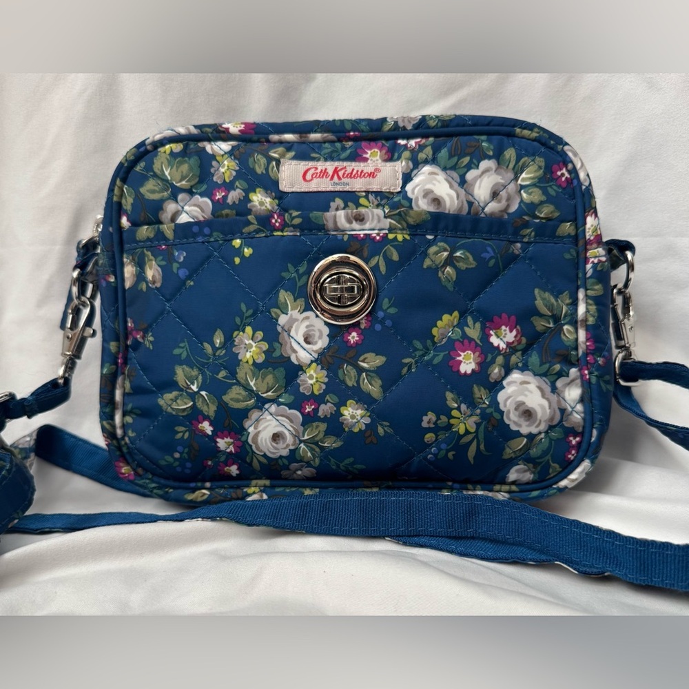 Like New Cath Kidston Quilted Nylon Crossbody